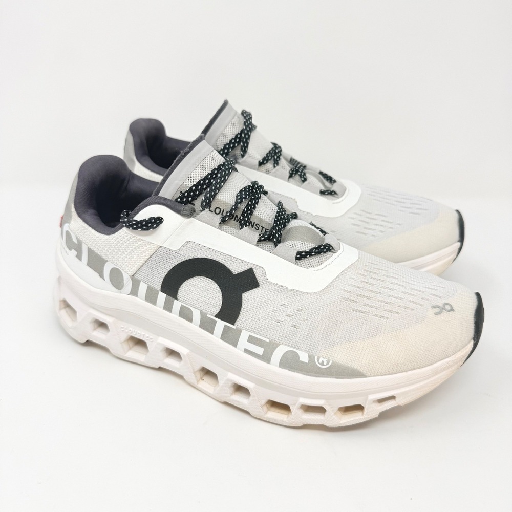 On Running Cloudmonster Women 7 Undyed White Road Running Shoes 61.98433